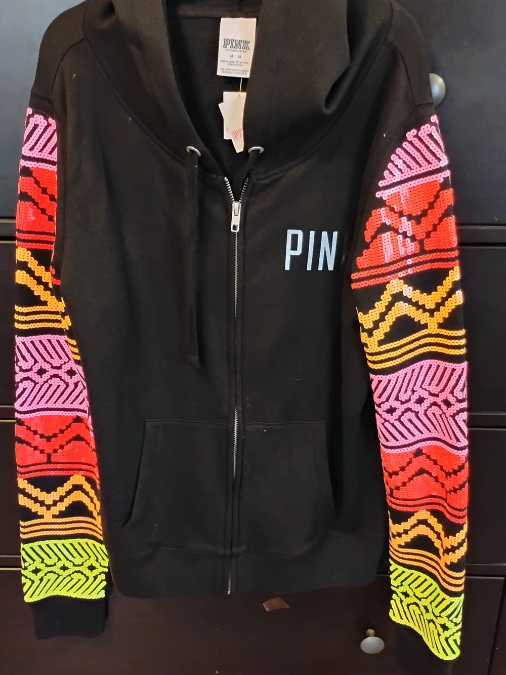 Women's zip-up hoodie from PINK